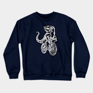 SEEMBO Iguana Cycling Bicycle Bicycling Cyclist Biking Bike Crewneck Sweatshirt